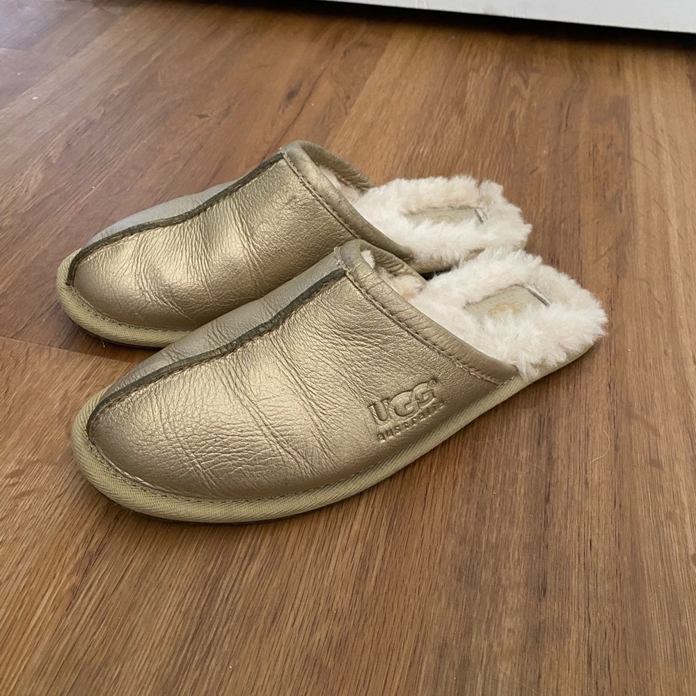 Ugg Pearle Gold slippers size 7